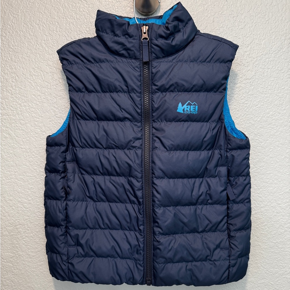 REI Kids Dark Blue Puffer Vest